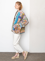 The Ladhiya Suzani Quilted Kantha Jacket
