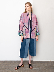 The Ladhiya Suzani Quilted Kantha Jacket