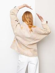 The Ladhiya Quilted Patchwork Kantha Jacket