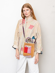 The Xoti Mini Zero-Waste Quilted Kantha Bag