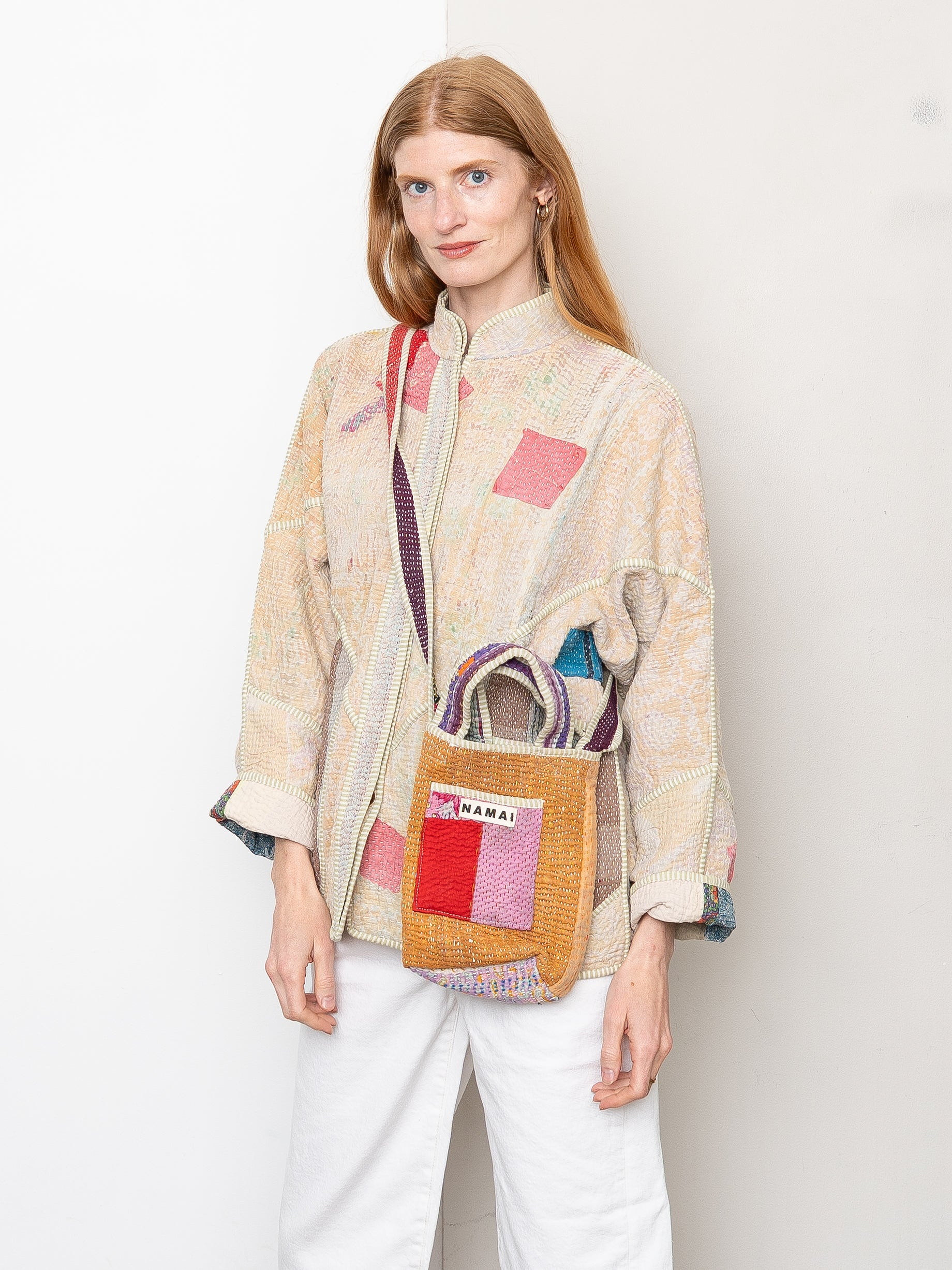 The Xoti Mini Zero-Waste Quilted Kantha Bag