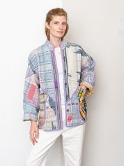 The Ladhiya Suzani Quilted Kantha Jacket