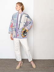 The Ladhiya Suzani Quilted Kantha Jacket
