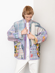 The Ladhiya Suzani Quilted Kantha Jacket