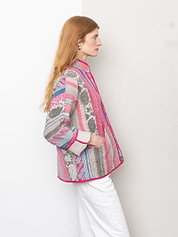 The Ladhiya Quilted Patchwork Kantha Jacket