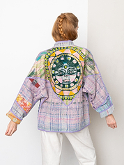 The Ladhiya Suzani Quilted Kantha Jacket