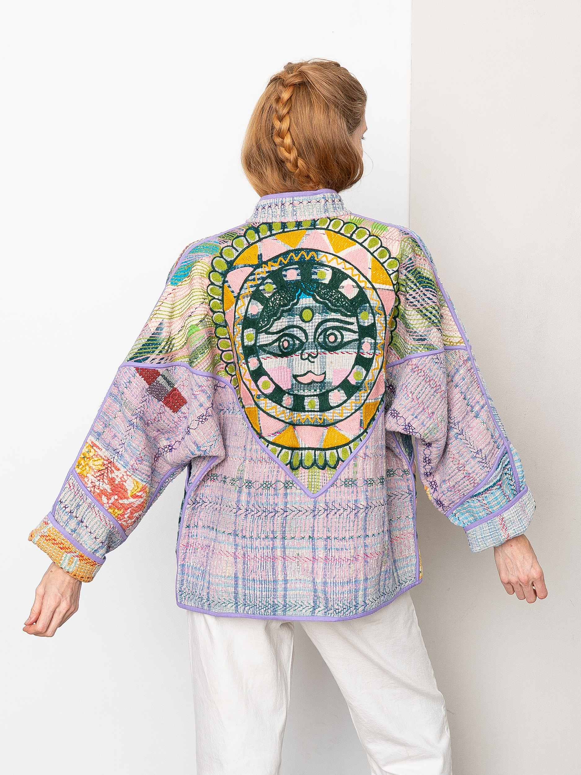 The Ladhiya Suzani Quilted Kantha Jacket