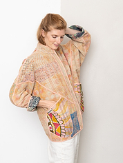 The Ladhiya Suzani Quilted Kantha Jacket