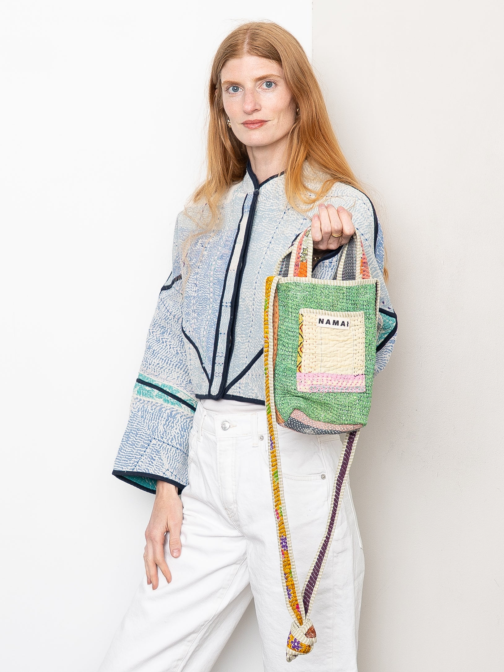 The Xoti Mini Zero-Waste Quilted Kantha Bag