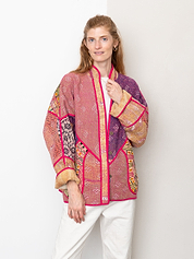 The Ladhiya Suzani Quilted Kantha Jacket
