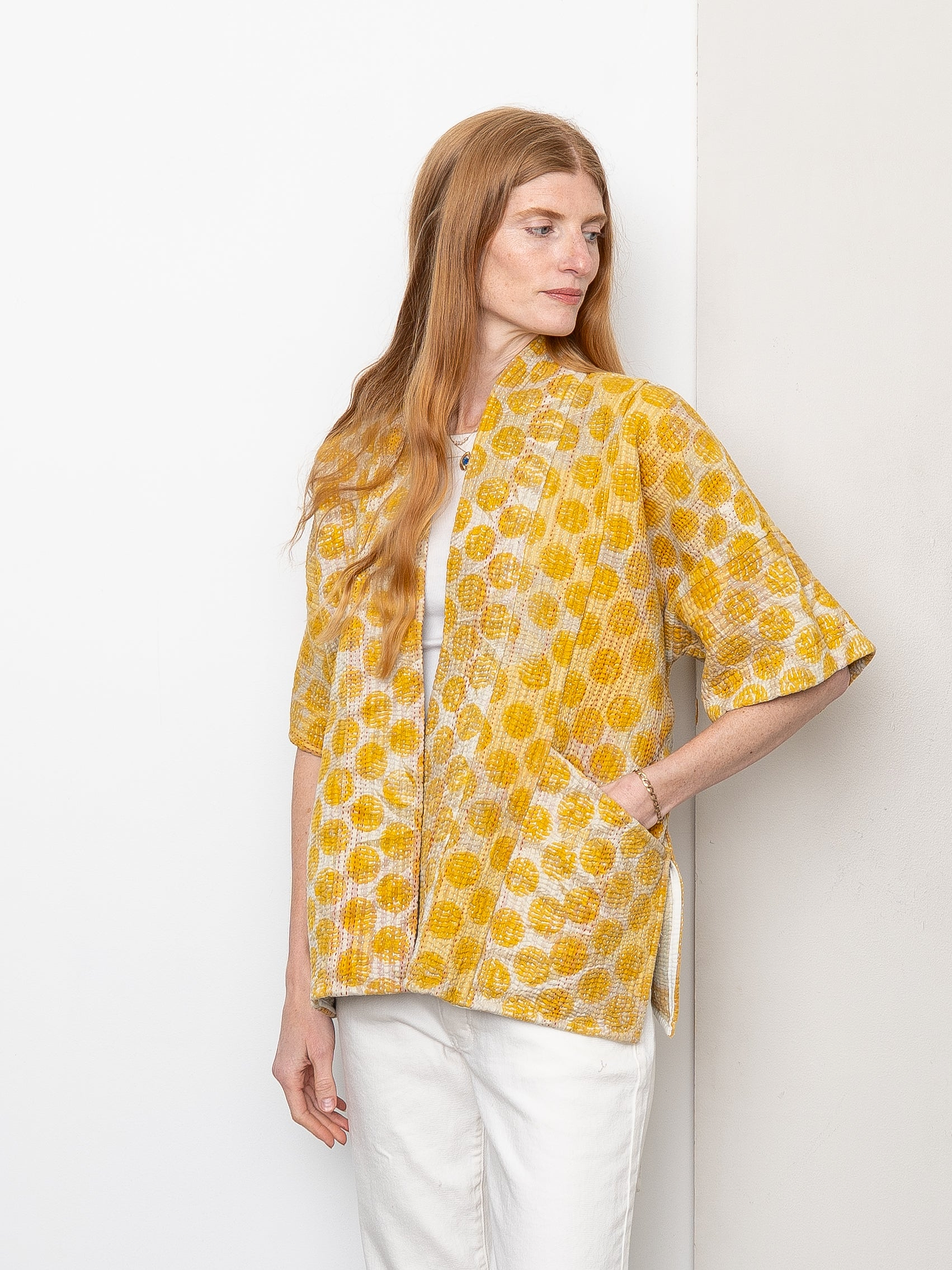 The Gita Short Sleeve Quilted Jacket