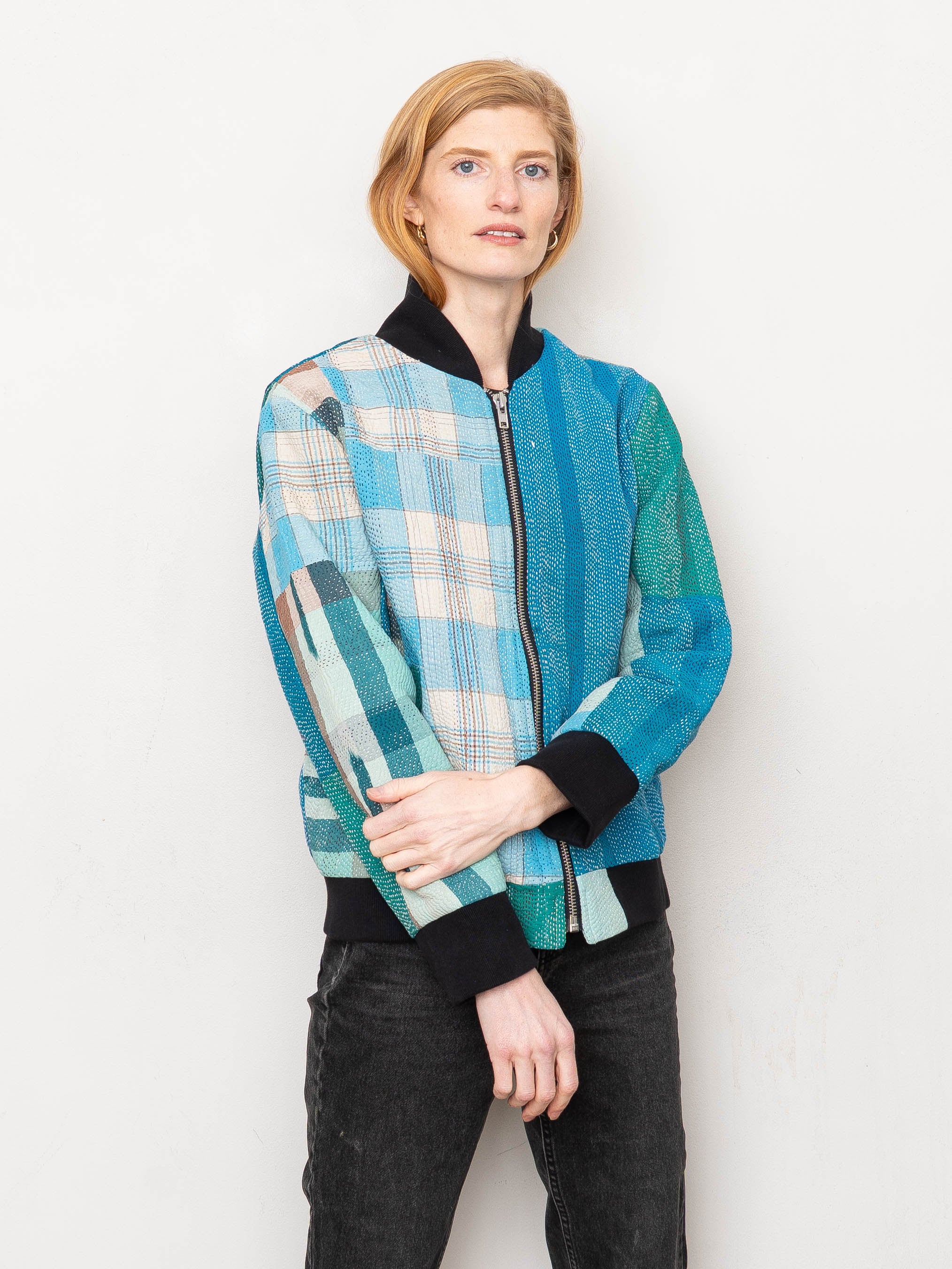 The Veda Quilted Bomber Jacket – NAMAI