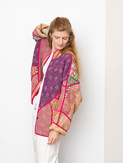 The Ladhiya Suzani Quilted Kantha Jacket