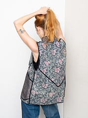 The Ladhiya Quilted Patchwork Kantha Vest