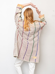 The Sai Quilted Patchwork Kantha Coat