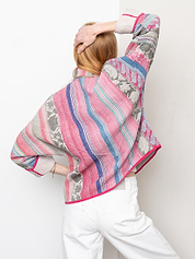 The Ladhiya Quilted Patchwork Kantha Jacket