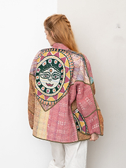 The Ladhiya Suzani Quilted Kantha Jacket