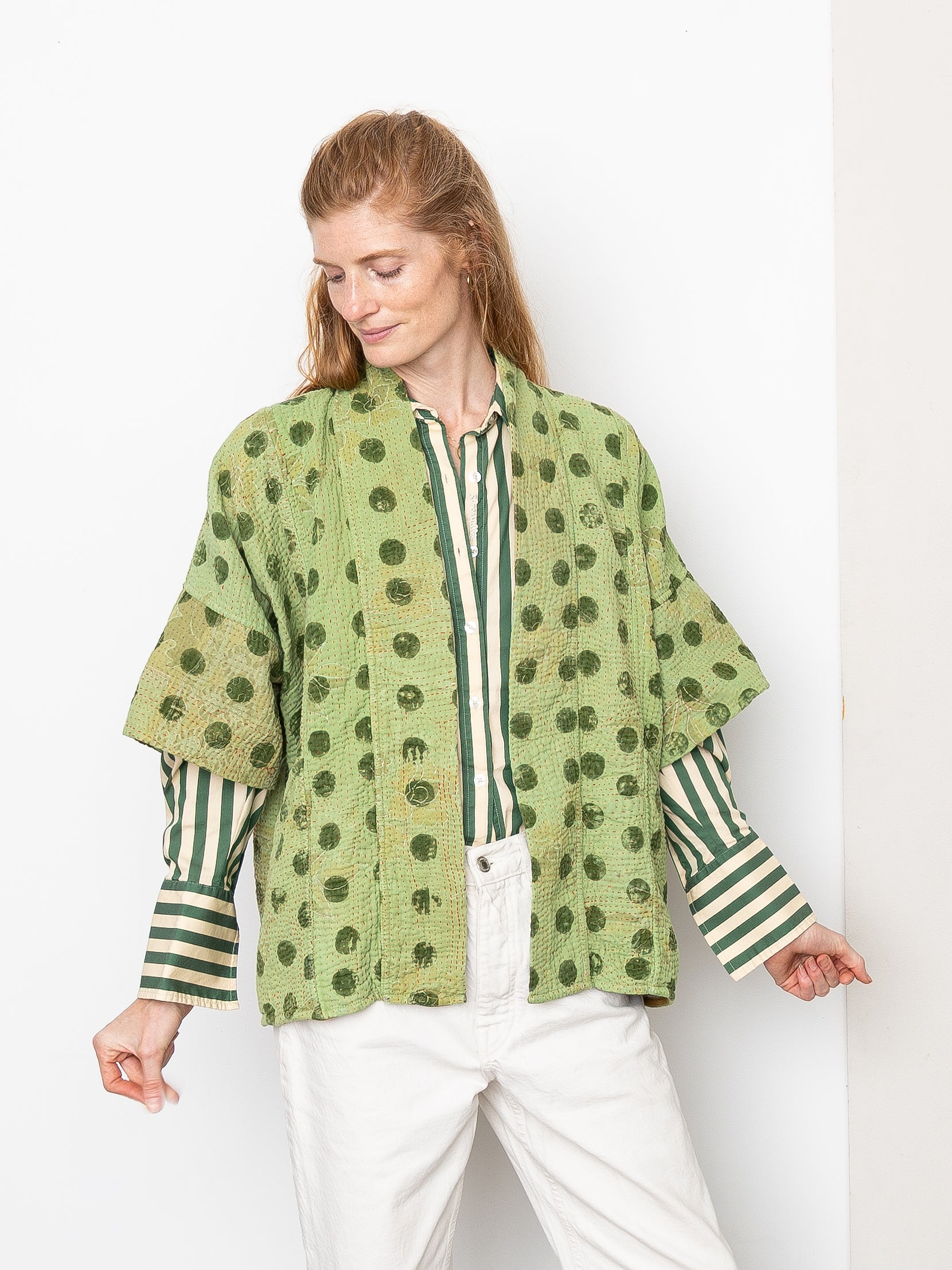 The Gita Short Sleeve Quilted Jacket