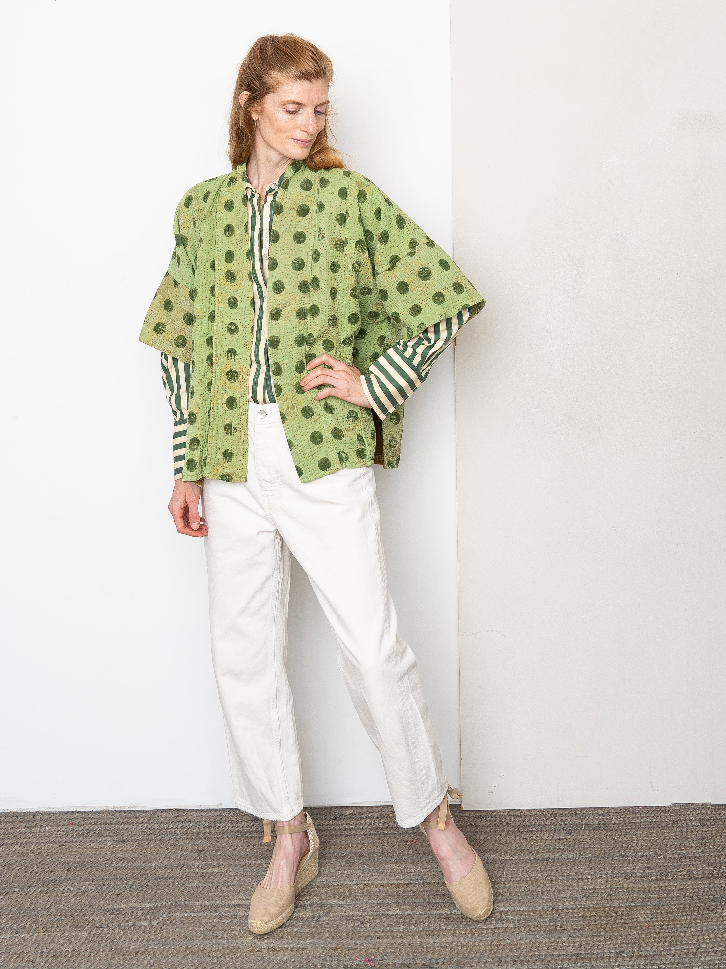 The Gita Short Sleeve Quilted Jacket