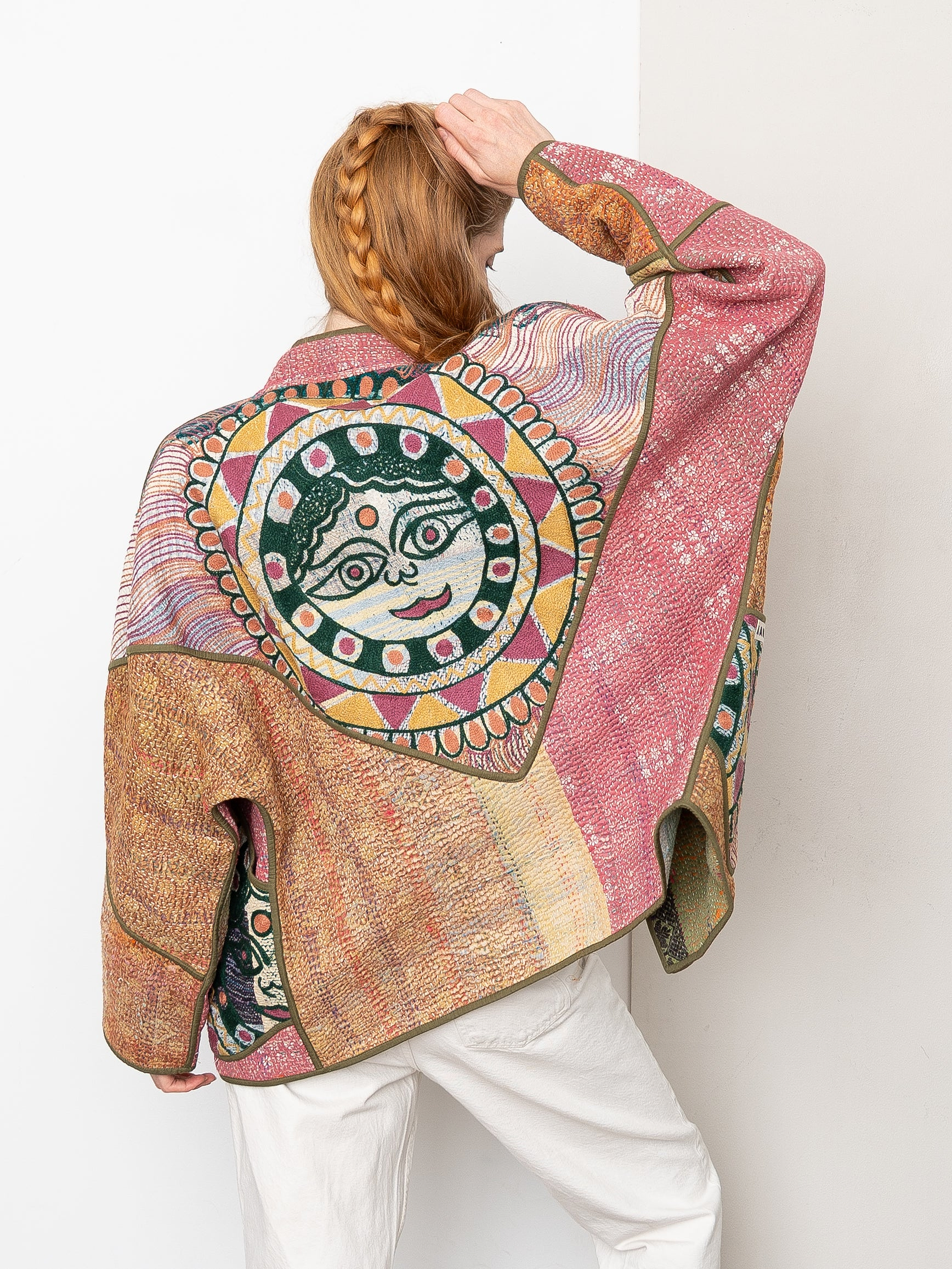 The Ladhiya Suzani Quilted Kantha Jacket