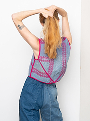 The Kaira Quilted Patchwork Kantha Vest