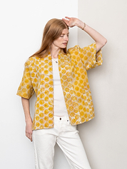 The Gita Short Sleeve Quilted Jacket