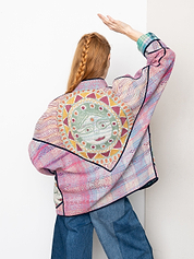 The Ladhiya Suzani Quilted Kantha Jacket