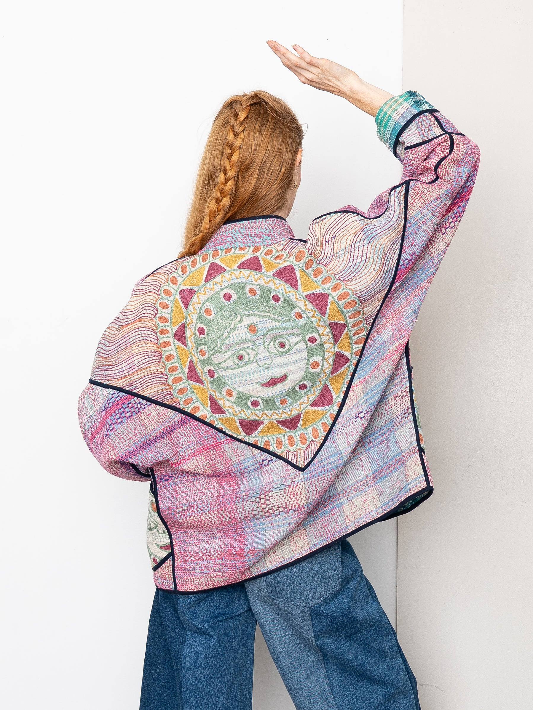 The Ladhiya Suzani Quilted Kantha Jacket