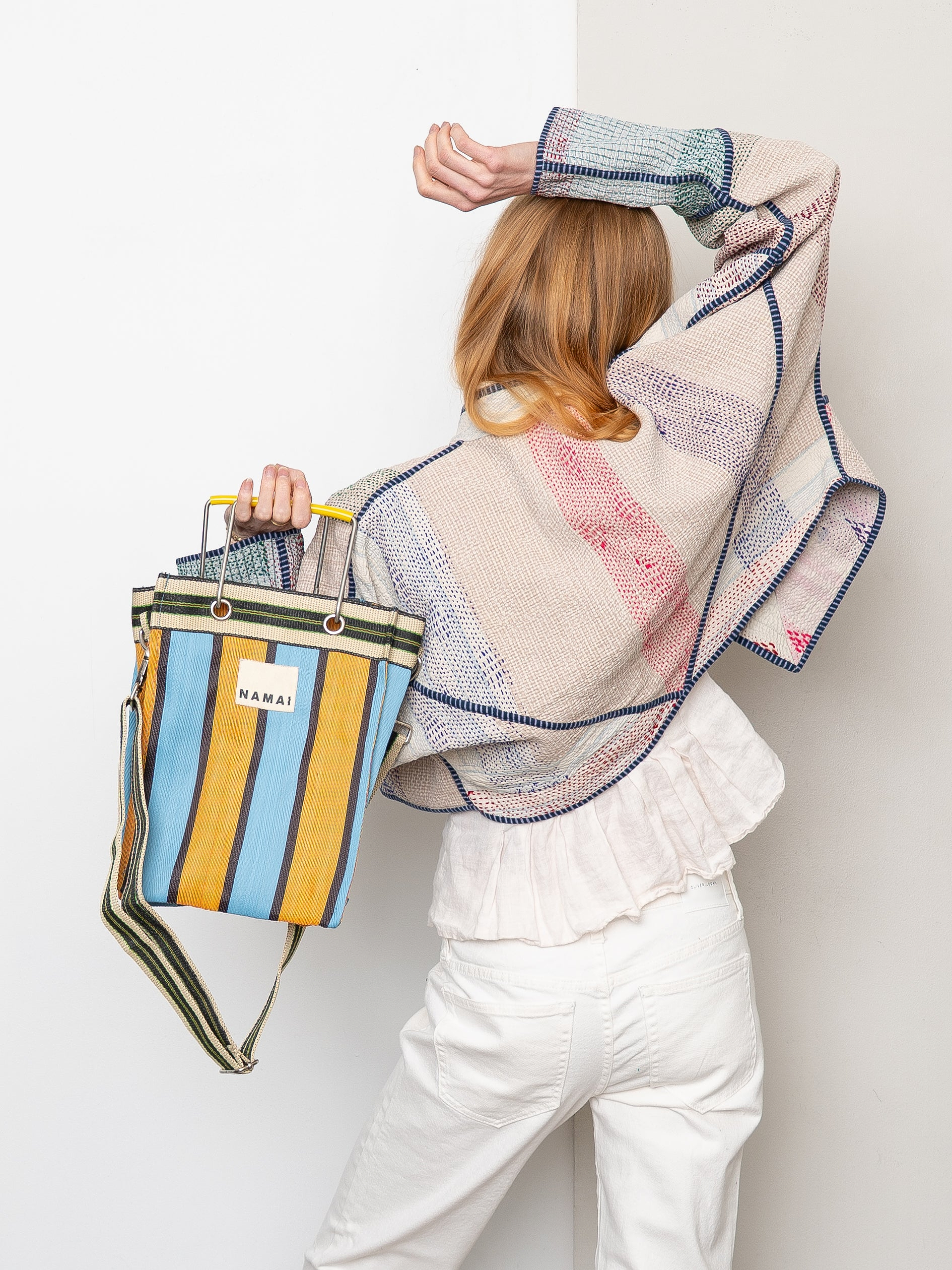 The Goa Mini Market Recycled Nylon Tote Bag - Tango Pop