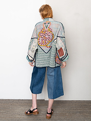 The Ladhiya Suzani Quilted Kantha Jacket