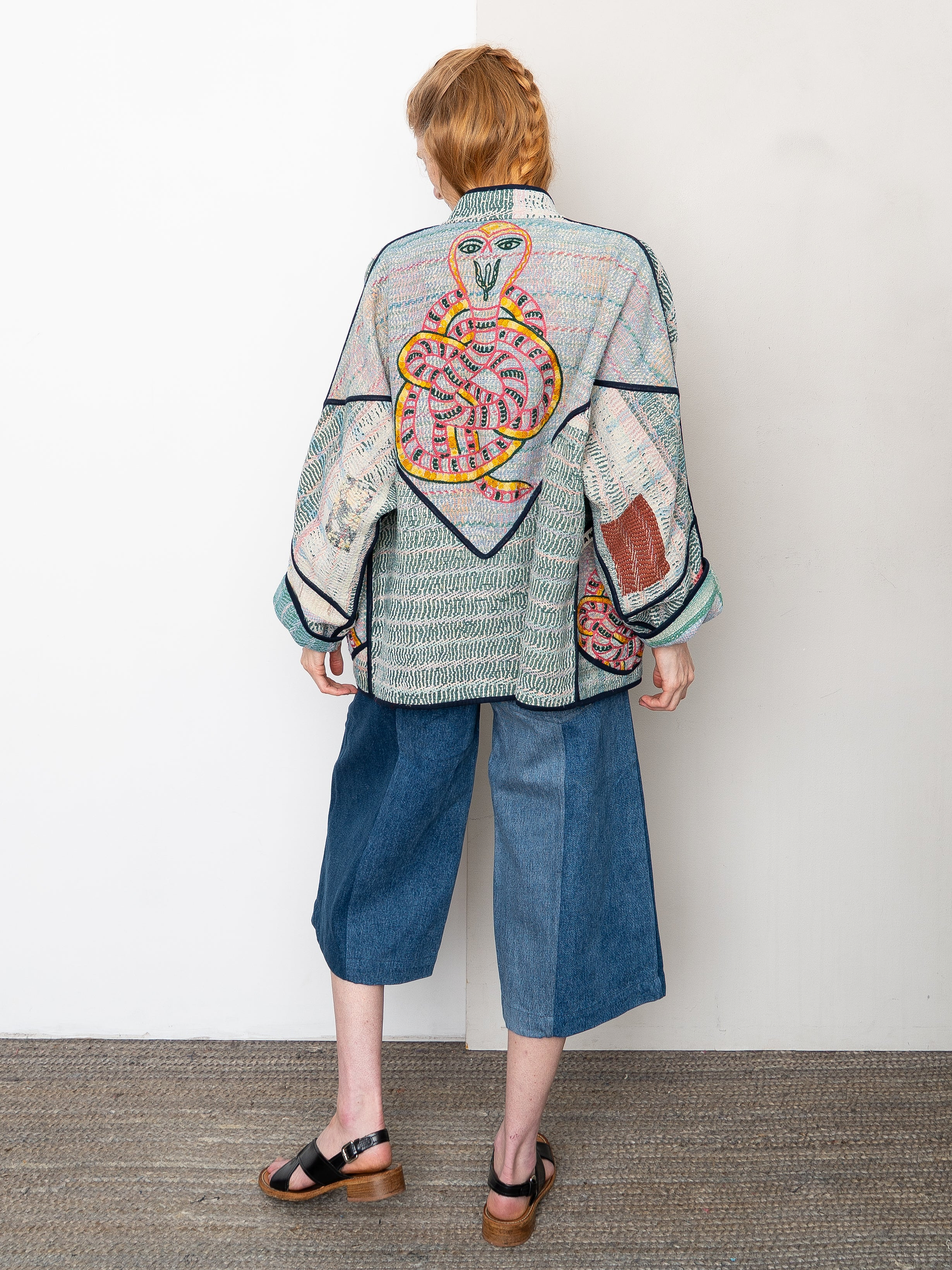 The Ladhiya Suzani Quilted Kantha Jacket