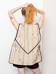 The Ladhiya Quilted Patchwork Kantha Vest