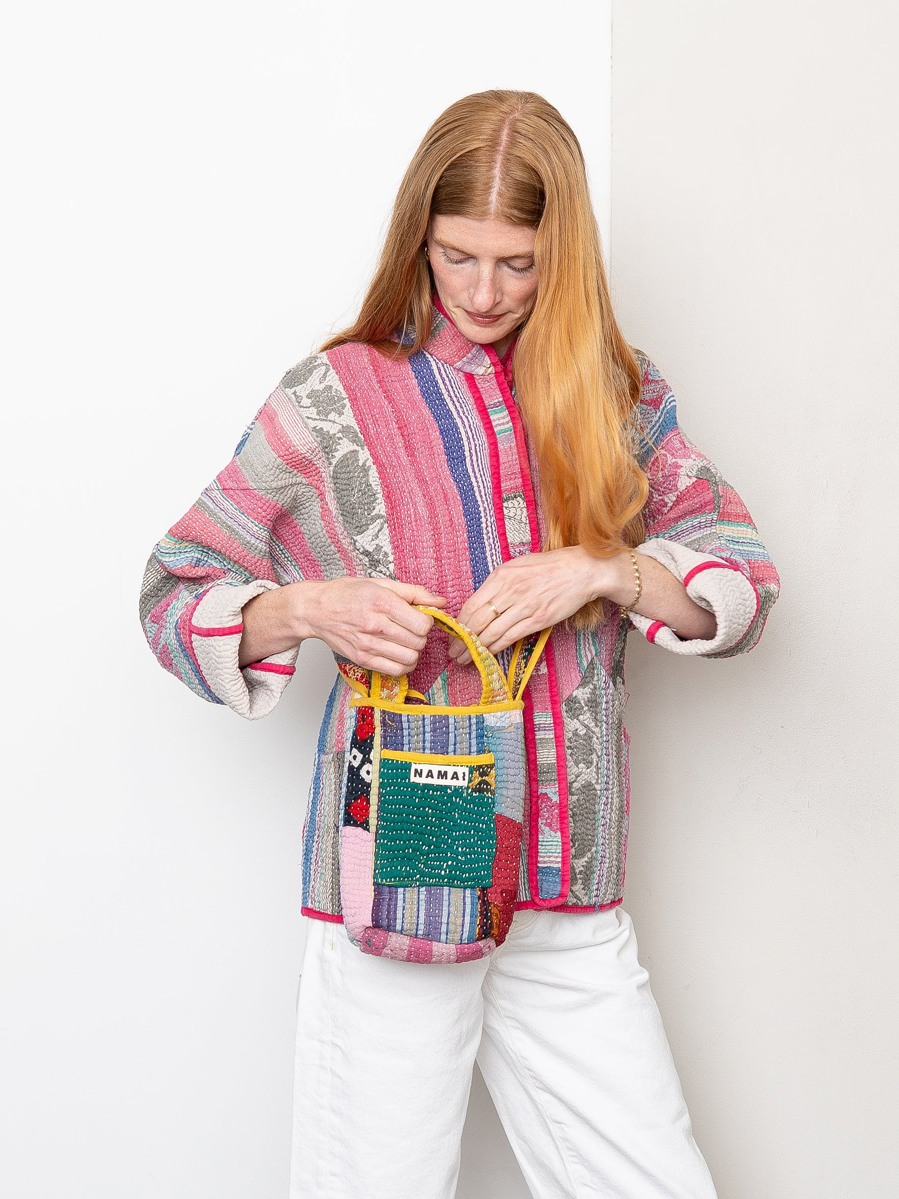 The Xoti Mini Zero-Waste Quilted Kantha Bag