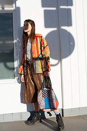The Ladhiya Quilted Patchwork Kantha Jacket