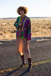 The Ladhiya Quilted Patchwork Kantha Jacket