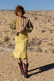 The Kaira Cropped Quilted Patchwork Kantha Jacket