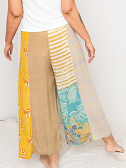 The Nayan Pant - Large - Upcycled Silk