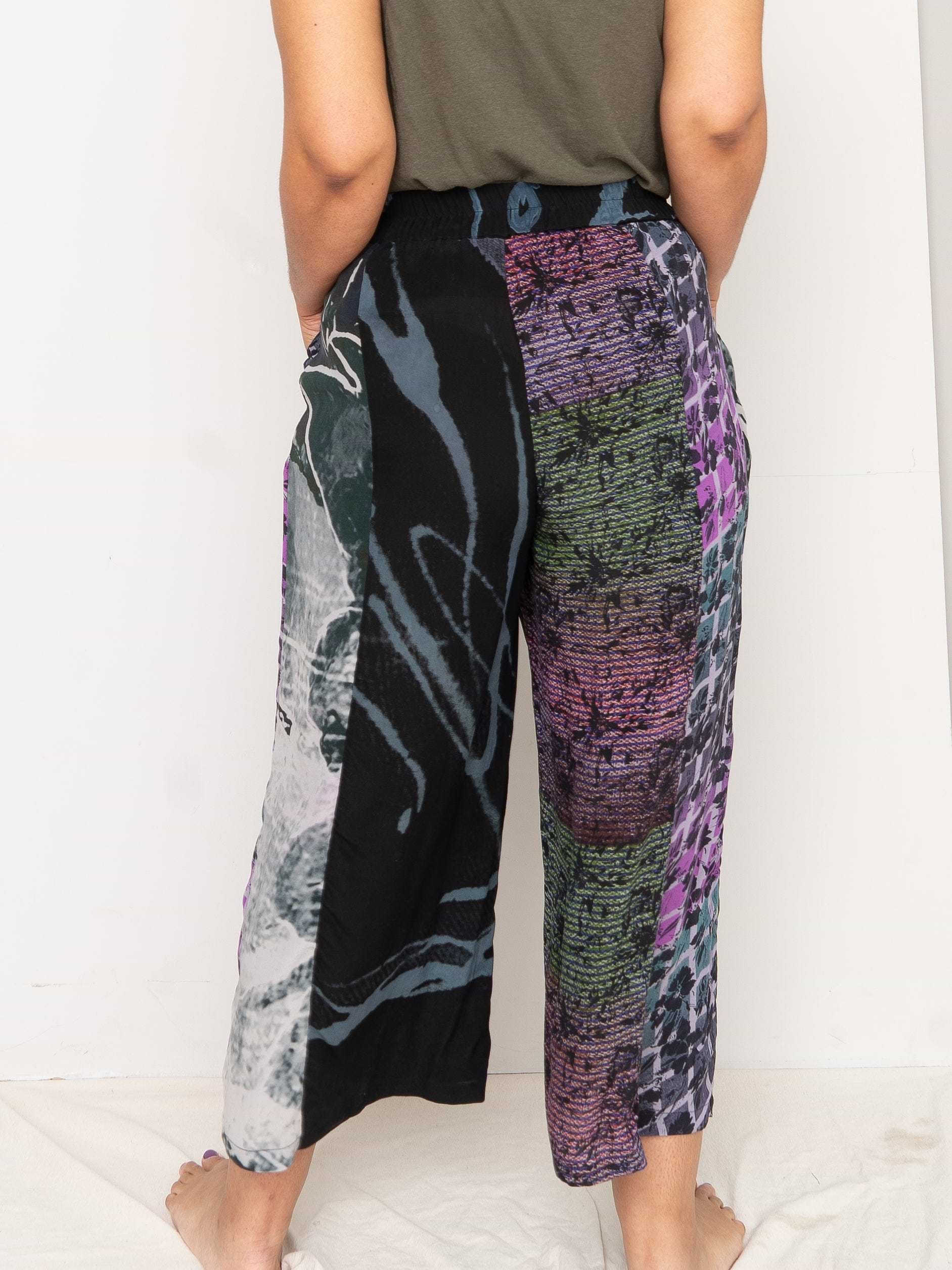 The Nayan Pant - Large - Upcycled Silk