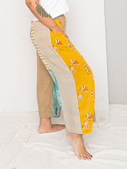 The Nayan Pant - Large - Upcycled Silk
