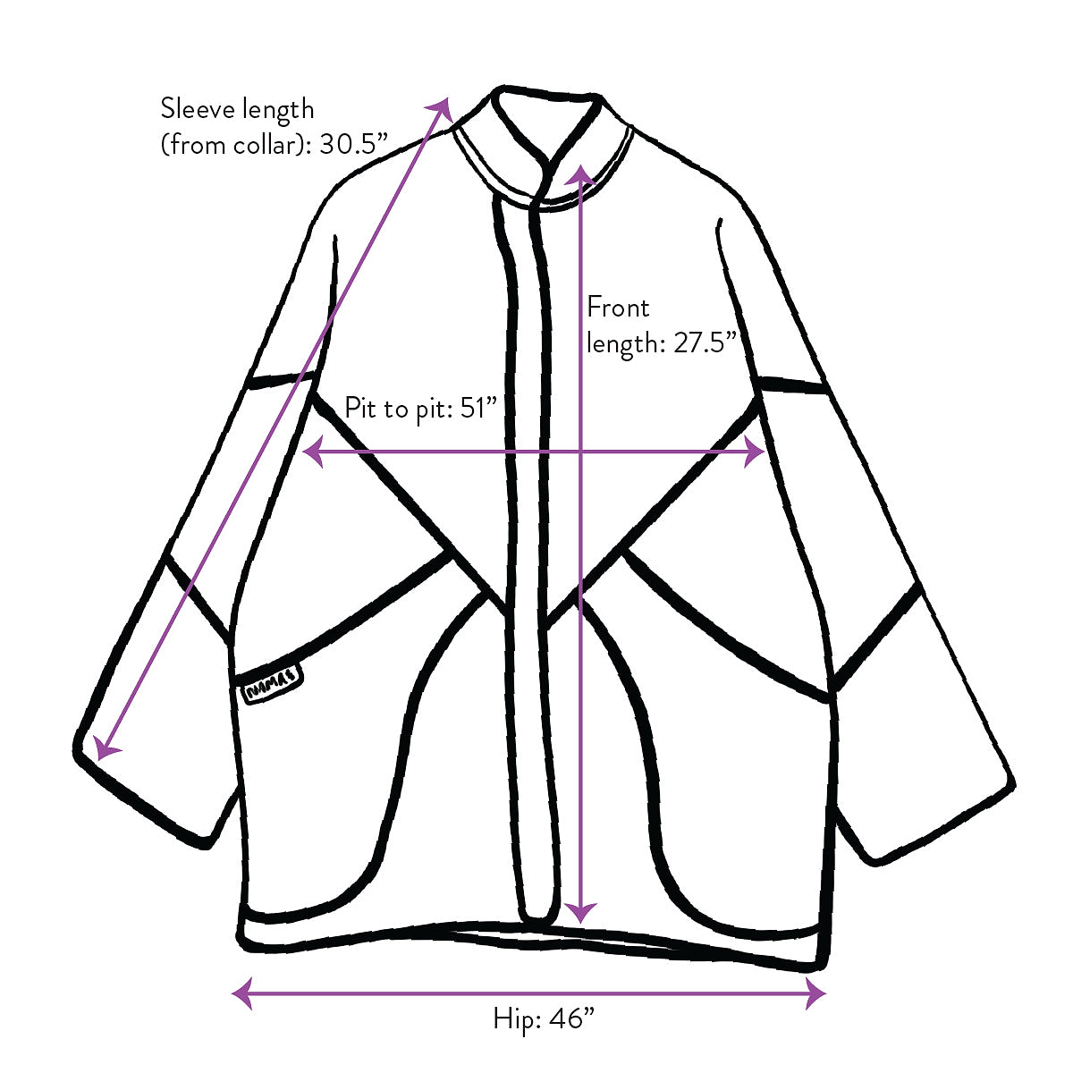 The Narmada Quilted Indigo Kantha Jacket