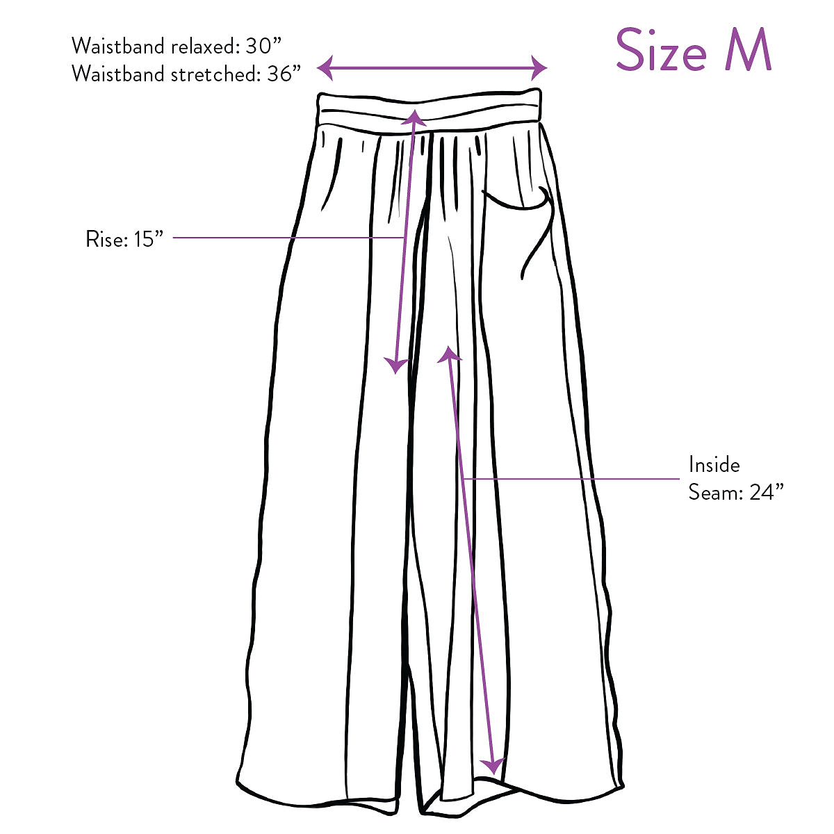The Nayan Pant - Medium - Upcycled Silk