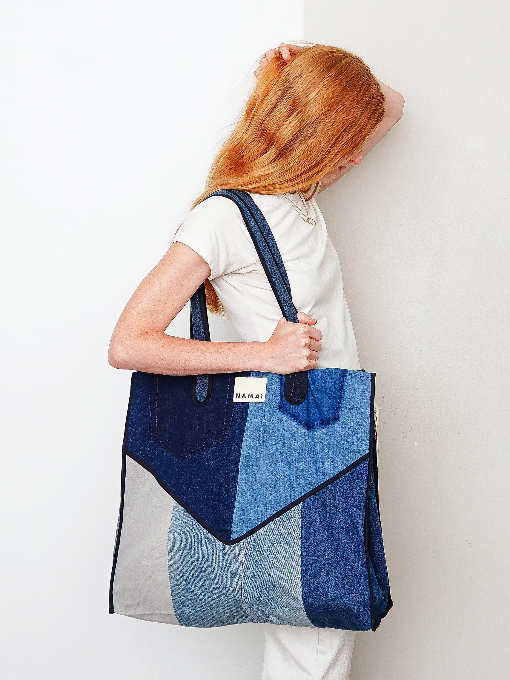 The Pasha Carryall Denim Tote Bag