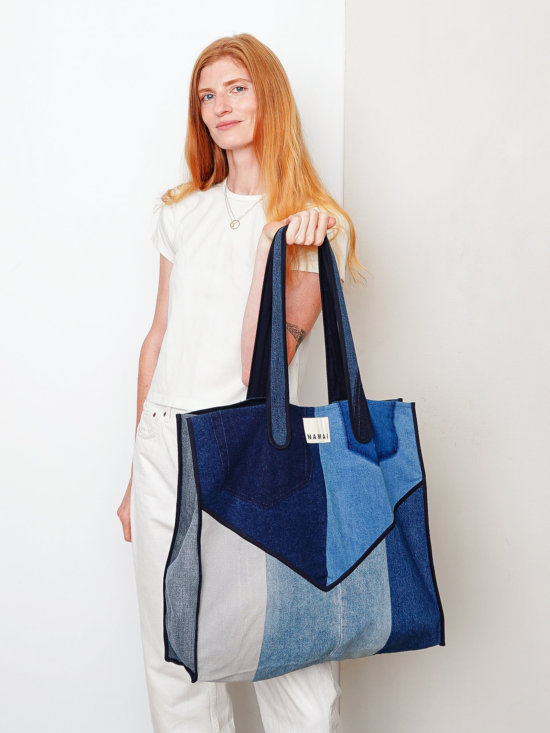 The Pasha Carryall Denim Tote Bag