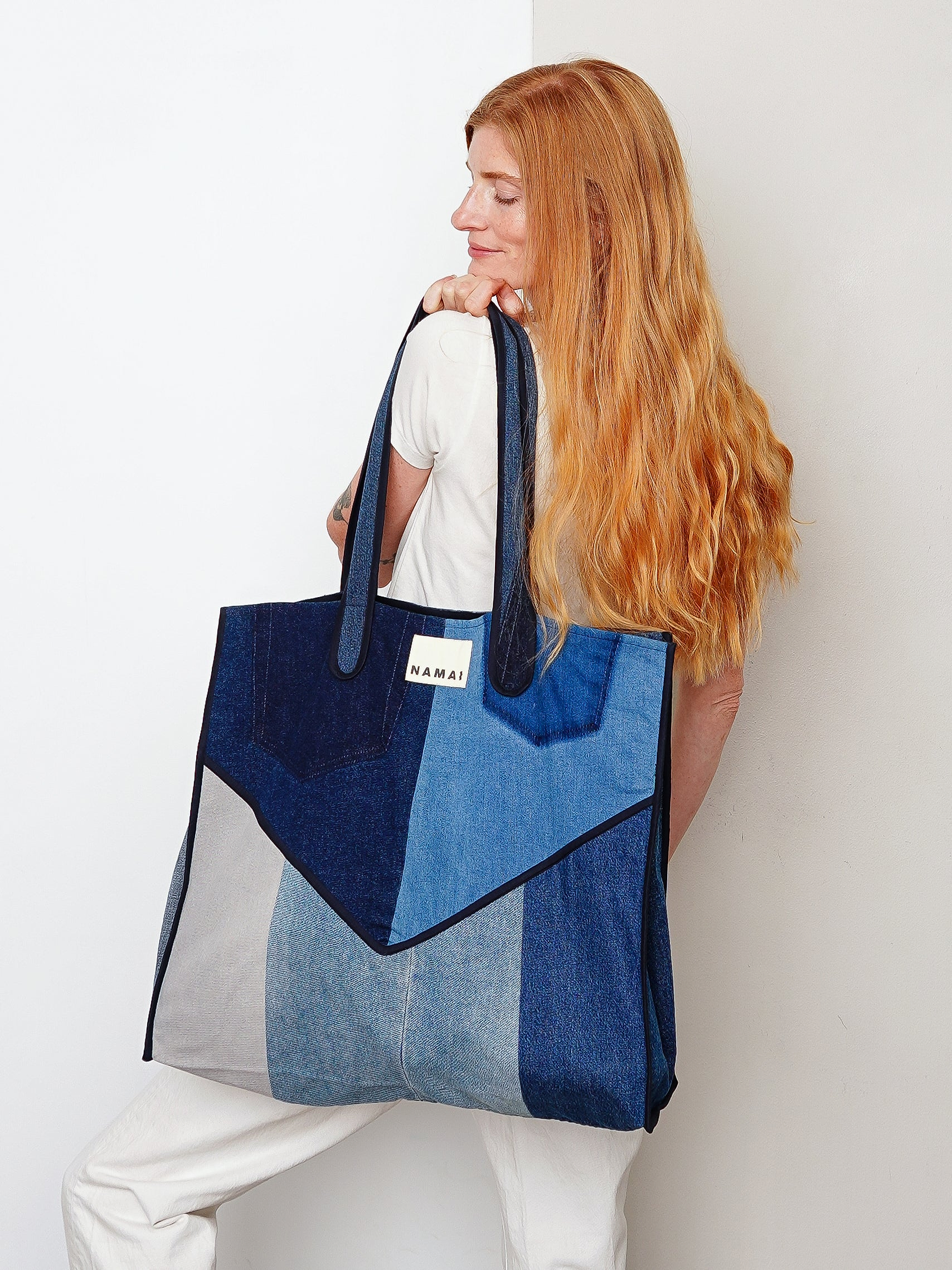 The Pasha Carryall Denim Tote Bag