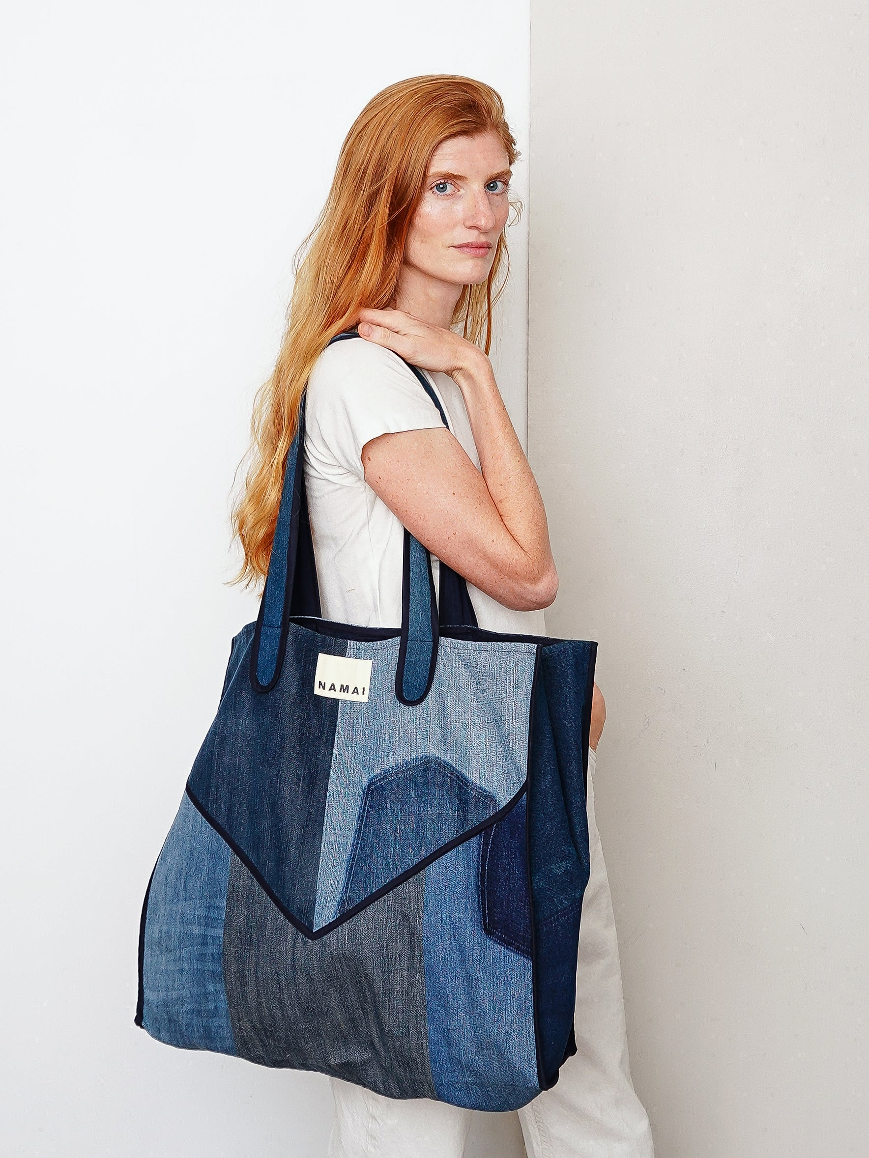 The Pasha Carryall Denim Tote Bag