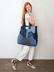 The Pasha Carryall Denim Tote Bag