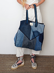 The Pasha Carryall Denim Tote Bag