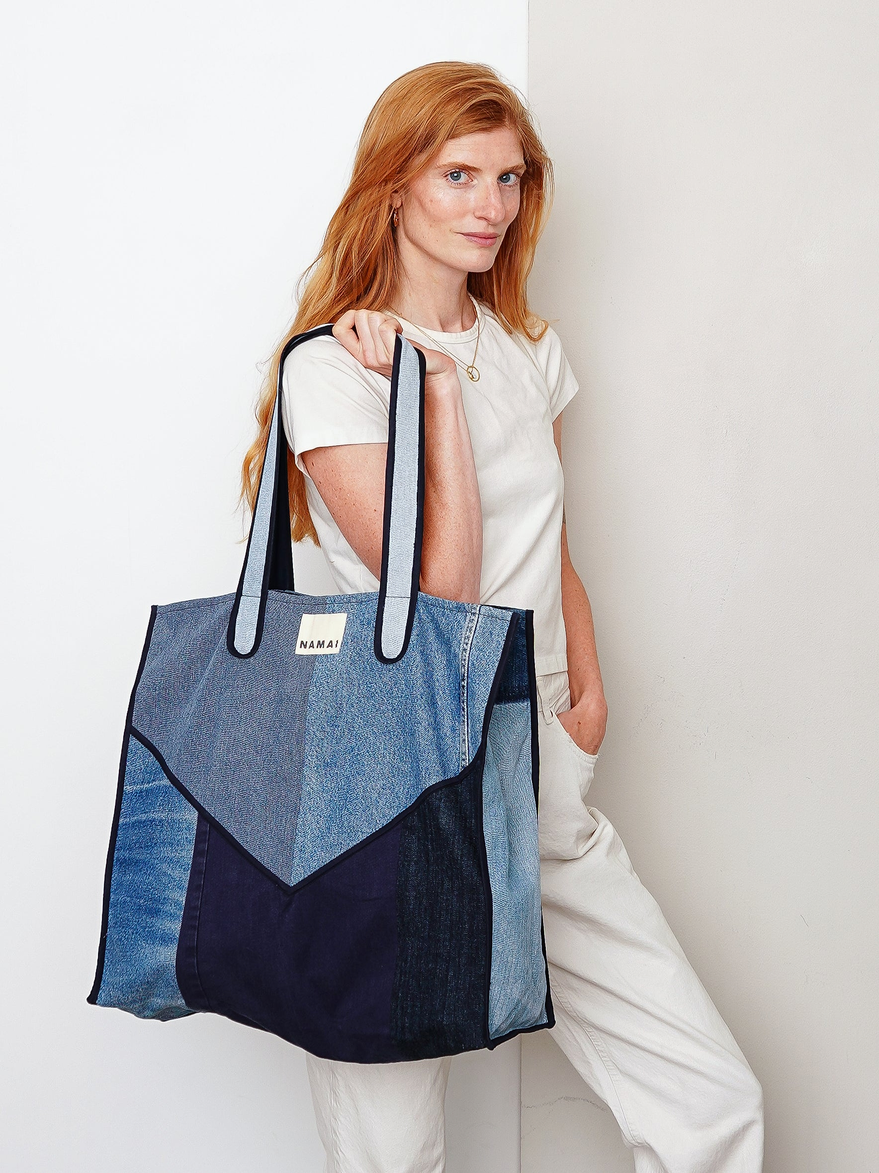 The Pasha Carryall Denim Tote Bag
