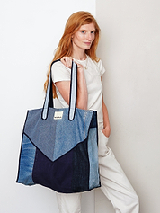 The Pasha Carryall Denim Tote Bag