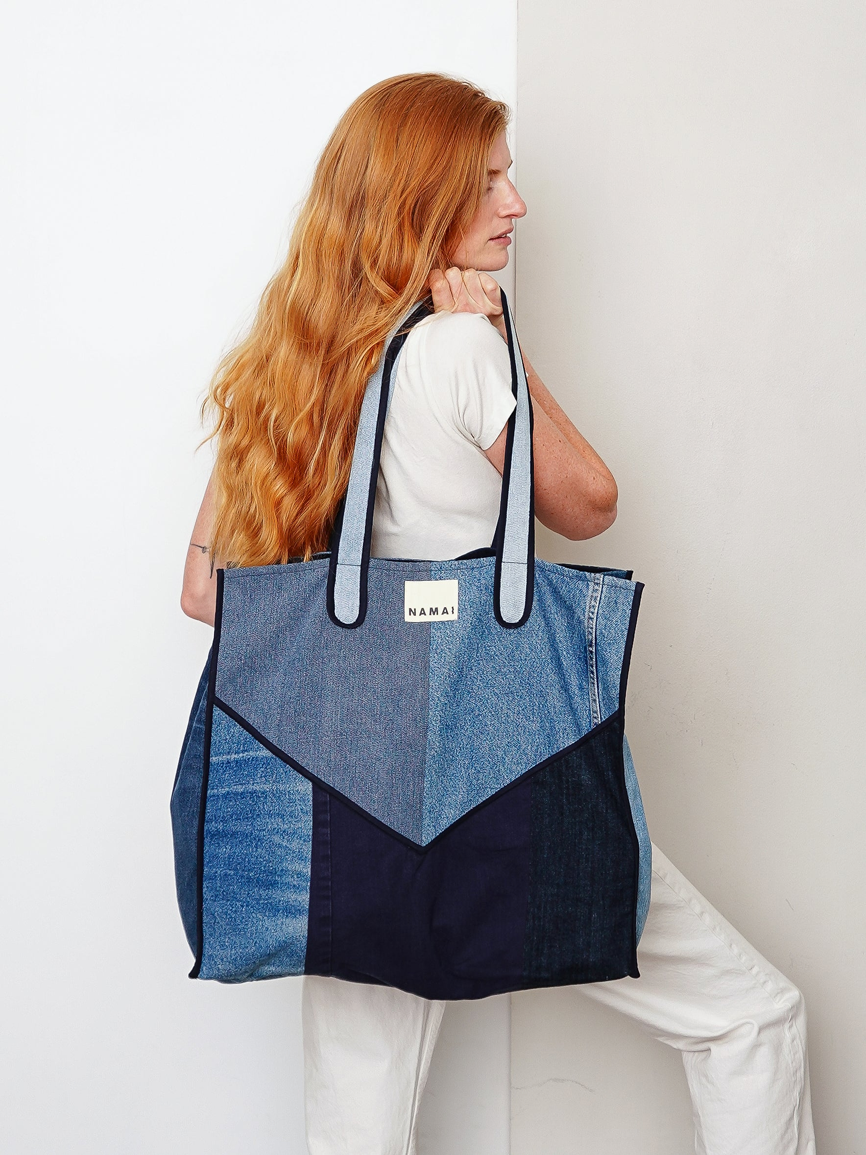 The Pasha Carryall Denim Tote Bag
